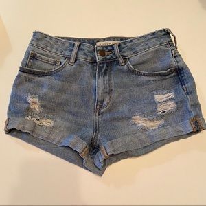 SOLD | Bullhead Denim Co Distressed High Waisted Shorts